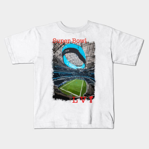 Super Bowl LVI Kids T-Shirt by GMAT